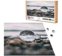 Puzzle classique 500 Pièces - Fabulous - Goutte de Rosée Sur des Galets (48 x 34 cm) G