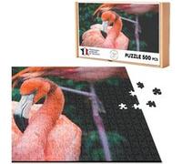 Puzzle classique 500 Pièces - Fabulous - Gros Plan Flamand Rose Oiseau (48 x 34 cm) Rose G
