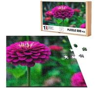 Puzzle classique 500 Pièces - Fabulous - Macro d'un Dahlia Rose Fleur Rose (48 x 34 cm) Rose G