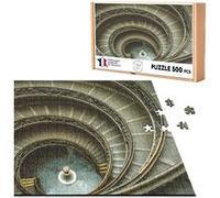Puzzle classique 500 Pièces - Fabulous - Musée du Vatican Escalier Gris en (48 x 34 cm) Gris G
