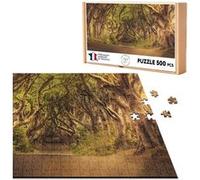 Puzzle classique 500 Pièces - Fabulous - Route traverse une Foret Tortueuse (48 x 34 cm) G