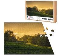 Puzzle classique 500 Pièces - Fabulous - Soleil Levant sur Prairies et Forêts (48 x 34 cm) G