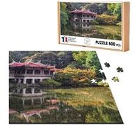 Puzzle classique 500 Pièces - Fabulous - Temple de Gyoen a Shinjuku Reflet (48 x 34 cm) G