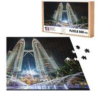 Puzzle classique 500 Pièces - Fabulous - Tours En Contre Plongée Kuala-Lumpur (48 x 34 cm) G