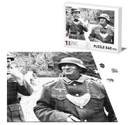 Puzzle Classique 540 pièces Bourvil Louis De Funes Tournage La Grande Vadrouille Complices