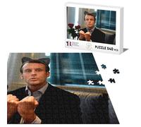 Puzzle Classique 540 pièces Emmanuel Macron Kawaii Photo de Célèbrité Humour Politicien
