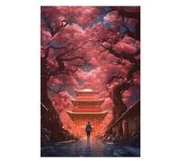 Puzzle Classique A Walk Among Cherry Trees pour Adultes, Format 1000 PCS