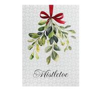 Puzzle Classique Christmas Mistletoe pour Adultes, 300 PCS