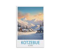 Puzzle Classique de 1000 pièces Kotzebue Alaska, Un Puzzle Stimulant et idéal pour Toute la Famille (Femmes et Hommes), Format 50 x 70 cm.