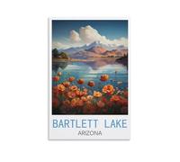 Puzzle Classique de 1000 pièces, Lac Bartlett Arizona, Un Puzzle Stimulant, Un Jeu de Puzzle pour Toute la Famille, idéal comme Cadeau pour Les Hommes, Dimensions : 70 x 50 cm