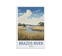 Puzzle Classique de 1000 pièces représentant Le fleuve Brazos, Un défi Stimulant pour Toute la Famille, idéal comme Cadeau pour Hommes ou Femmes. Dimensions : 26 x 38 cm.