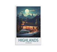 Puzzle Classique de 1000 pièces représentant Les Hautes Terres du Colorado. Un Puzzle Stimulant, idéal pour Toute la Famille (Femmes et Hommes). Dimensions : 38 x 52 cm.