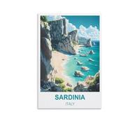 Puzzle Classique de 1000 pièces Sardaigne Italie - Un défi Stimulant, Un Jeu de Puzzle pour Toute la Famille, idéal comme Cadeau pour Les Hommes, Format 38 x 52 cm