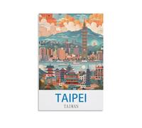 Puzzle Classique de 1000 pièces Taipei (Taïwan), Un défi Stimulant, Un Jeu de Puzzle pour Toute la Famille, idéal comme Cadeau pour Les Hommes, Format 38 x 52 cm.