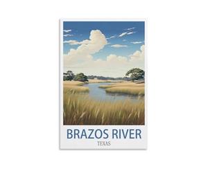 Puzzle Classique de 2000 pièces représentant Le fleuve Brazos, Un défi Stimulant pour Toute la Famille, idéal comme Cadeau pour Hommes. Dimensions : 70 x 100 cm.