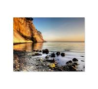 Puzzle Classique en Bois,Falaises de Møns Klint,Adulte Enfant Cadeau Décoration Moderne Festival Bricolage Cadeau-1000 Pièces(75x50cm)-AP51