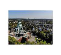 Puzzle Classique en Bois，Ville de Bochum avec musée minier, Allemagne，Adulte Enfant Cadeau Décoration Moderne Festival Bricolage Cadeau-1000 Pièces（75x50cm）-Q95