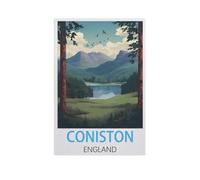 Puzzle Classique en Papier，Coniston Angleterre，Adulte Enfant Cadeau Décoration Moderne Festival Bricolage Cadeau-1000 Pièces（50x70cm）-FR67