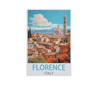 Puzzle Classique en Papier,Florence Italie,Adulte Enfant Cadeau Décoration Moderne Festival Bricolage Cadeau-1000 Pièces(38x26cm)-FV87