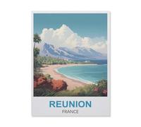 Puzzle Classique en Papier，La Réunion France，Adulte Enfant Cadeau Décoration Moderne Festival Bricolage Cadeau-1000 Pièces（50x70cm）-GL47