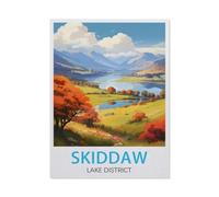 Puzzle Classique en Papier，Skiddaw, Lake District，Adulte Enfant Cadeau Décoration Moderne Festival Bricolage Cadeau-1000 Pièces（50x70cm）-W23