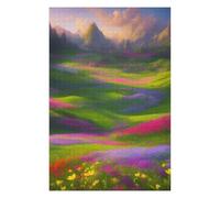 Puzzle Classique Enchanted Valley of Flowers pour Adultes, 1000 PCS