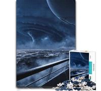 Puzzle Classique Hurricane Over The Ocean pour Adultes, 300 PCS