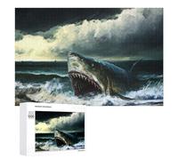 Puzzle Classique Jaws The Great White Shark pour Adultes, 1000 PCS