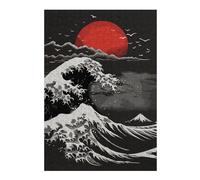 Puzzle Classique Kanagawas Silent Fury pour Adultes, 300 PCS