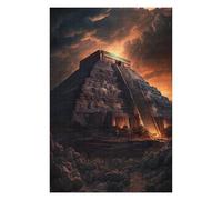 Puzzle Classique Mystical Maya Pyramid pour Adultes, 1000 PCS