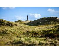 Puzzle Classique Phare de Norderney Paysage Île Ciel Puzzle en Papier Mood Cadeau Unique pour Anniversaire, fête ou Noël 1000 pièces Jeu de réflexion et Anti-Stress 50 x 70 cm