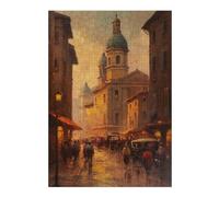Puzzle Classique Rome Cityscape in Oil pour Adultes, Format 300 PCS