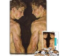 Puzzle Classique Two Muscular Men Facing Each Other pour Adultes, 300 PCS