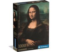 Puzzle CLE 1000 CompactMus.Leonardo Gioconda 37094