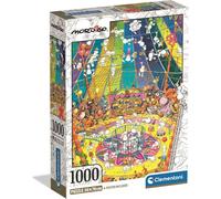 Clementoni - Puzzle pour Adultes 1000 Pièces, Mordillo The Show - Compact Box, Fabriqué en Italie, 39964