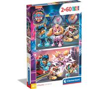 Clementoni 21626 Paw Patrol Jigsaw 2 60 Pieces-Supercolor Children 4-6 Years, Ca
