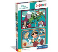 Puzzle CLE 2x60 SuperKolor Disney Classique 24823
