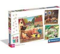 Puzzle CLE 3x48 SuperKolor Farm Moments 25791