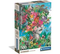 Puzzle CLE 500 Compact Tête dans la Jungle 35600