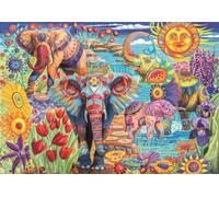 Puzzle CLE 500 HQ Éléphants Carnaval 35572