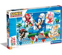 Puzzle Clementoni 24 pièces Maxi SuperColor Sonic 28526