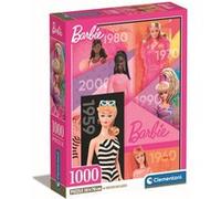 Puzzle CLEMENTONI - Scellé - BARBIE 65 ANS - 1000 Pièces - 70 x 50 Cm