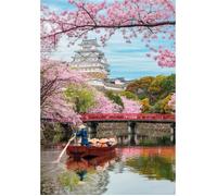 Puzzle - CLEMENTONI - Château de Himeji - 1000 pièces - Poster Inclus - 50x70 cm