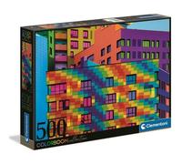 Clementoni Puzzle Colorboom Collection Squares 35094 – 500 pièces – Adulte – Fabriqué en Italie