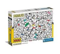 Puzzle - CLEMENTONI - Compact 1000 pièces Impossible Snoopy - Écologique - 70 x 50 cm