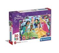 Puzzle - CLEMENTONI - Disney Princess Supercolor - 30 pièces - Pour enfants à partir de 3 ans - Couleurs vives