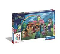 Clementoni Puzzle Disney Encanto 104 pièces Supercolor 6 ans+ 37,9×26,9 cm Recyclé