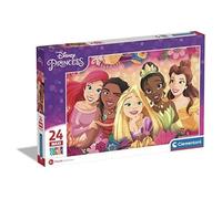 Clementoni Puzzle Disney Princess Supercolor, 24 pièces maxi, dès 3 ans (24241)