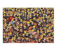 Puzzle - CLEMENTONI - Impossible Naruto Shippuden - 1000 pièces - Poster inclus - 70 x 50 cm