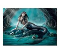 Clementoni - Puzzle pour Adultes 1000 Pièces, Anne Stokes -Siren'S Lament - Compact Box, Fabriqué en Italie, 37053